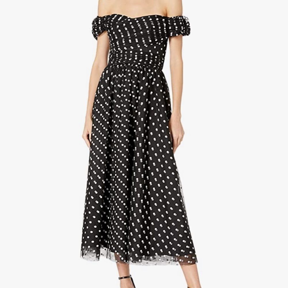 NWT Anthro Shoshanna Meraki Off The Shoulder Dress #158